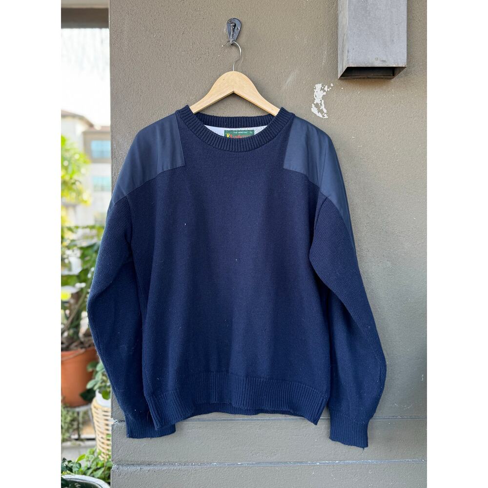 Rainswetter USA Large Golf Sweater Lined Rain Repellent Wind Stopper Gore Blue